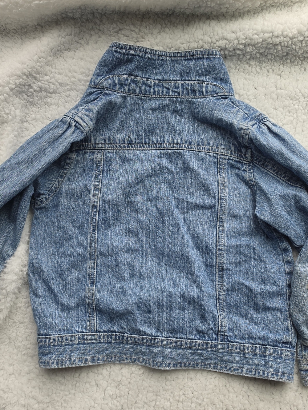 OshKosh B'gosh Light Blue Denim Jacket with Patch Accents - Picture 2 of 4
